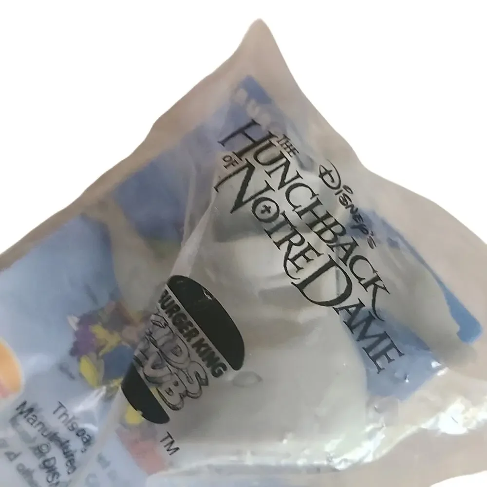 Vintage 1996 Burger King Disney Hunchback Of Notre Dame Toy 3 one sealed